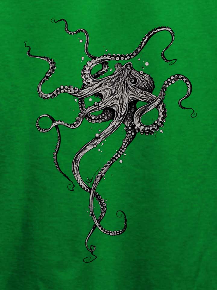 octopus-t-shirt gruen 4