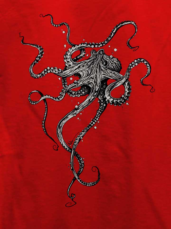 octopus-t-shirt rot 4