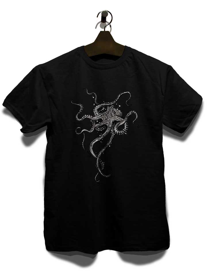 octopus-t-shirt schwarz 3