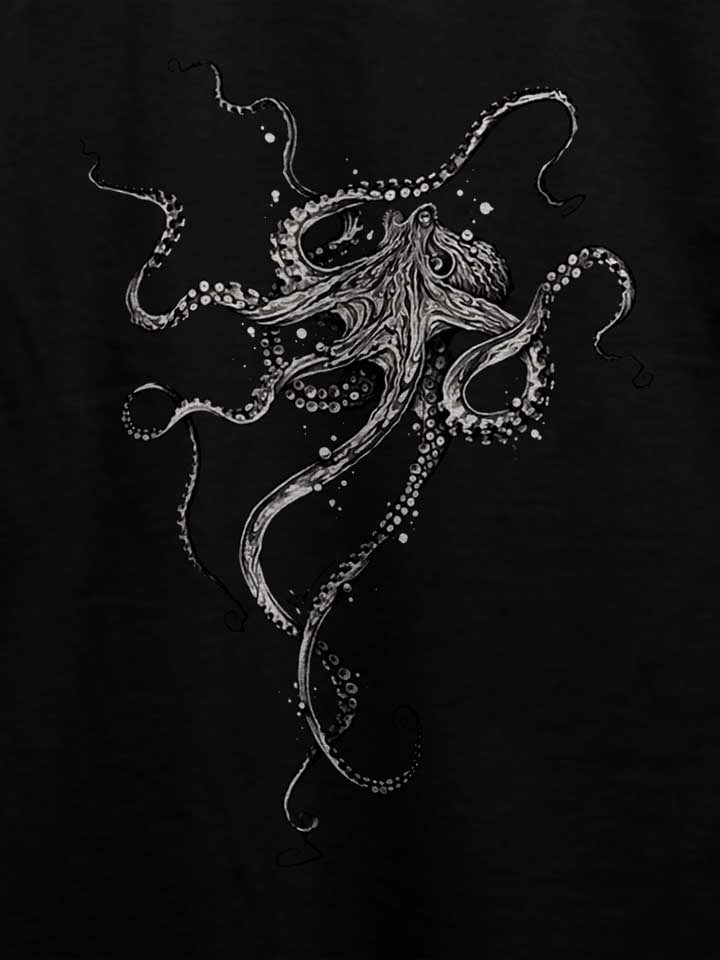 octopus-t-shirt schwarz 4