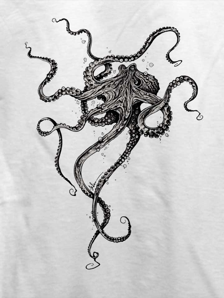 octopus-t-shirt weiss 4