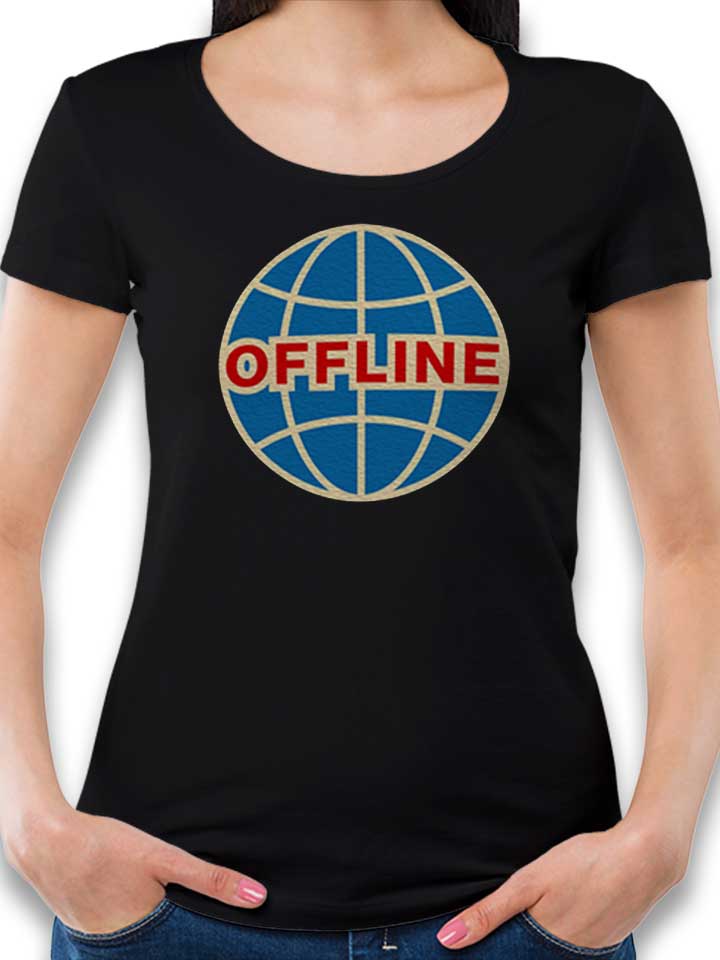 offline-globe-damen-t-shirt schwarz 1