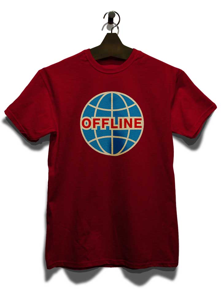 offline-globe-t-shirt bordeaux 3
