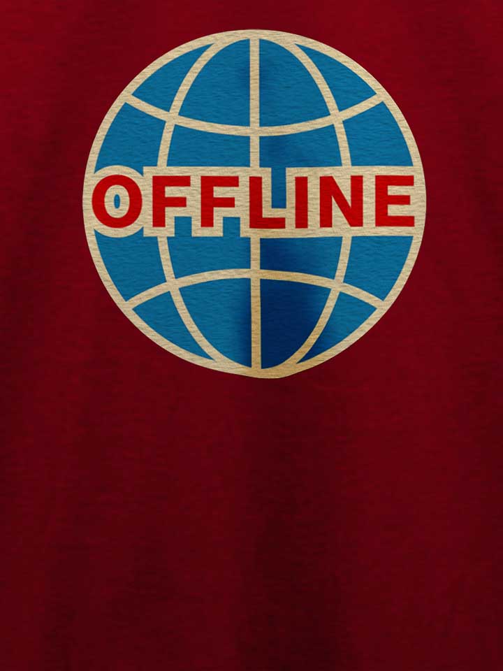 offline-globe-t-shirt bordeaux 4