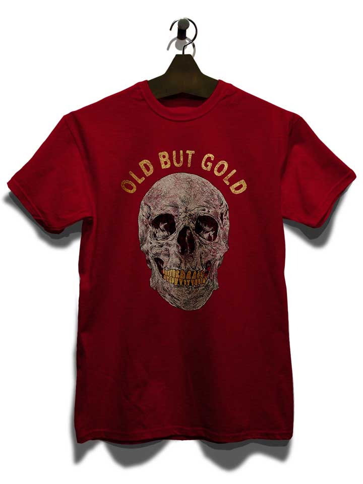 old-but-gold-skull-t-shirt bordeaux 3
