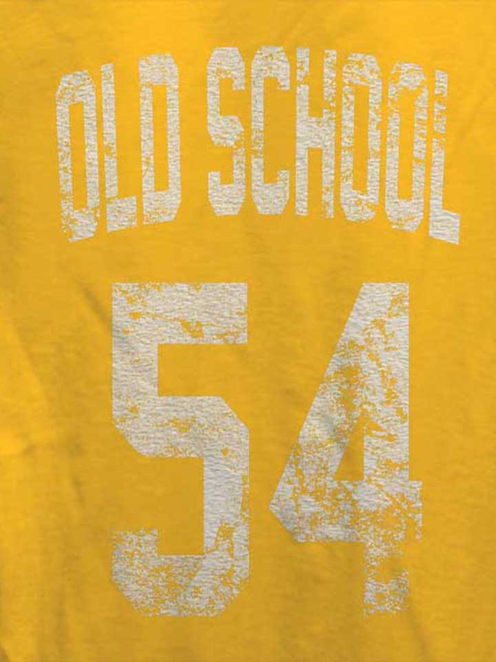 oldschool-1954-damen-t-shirt gelb 4