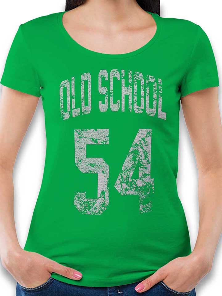 Oldschool 1954 T-Shirt Donna verde L