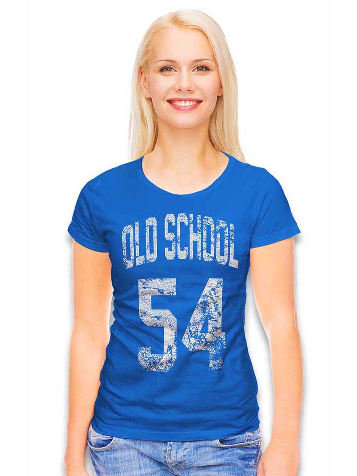 oldschool-1954-damen-t-shirt royal 2