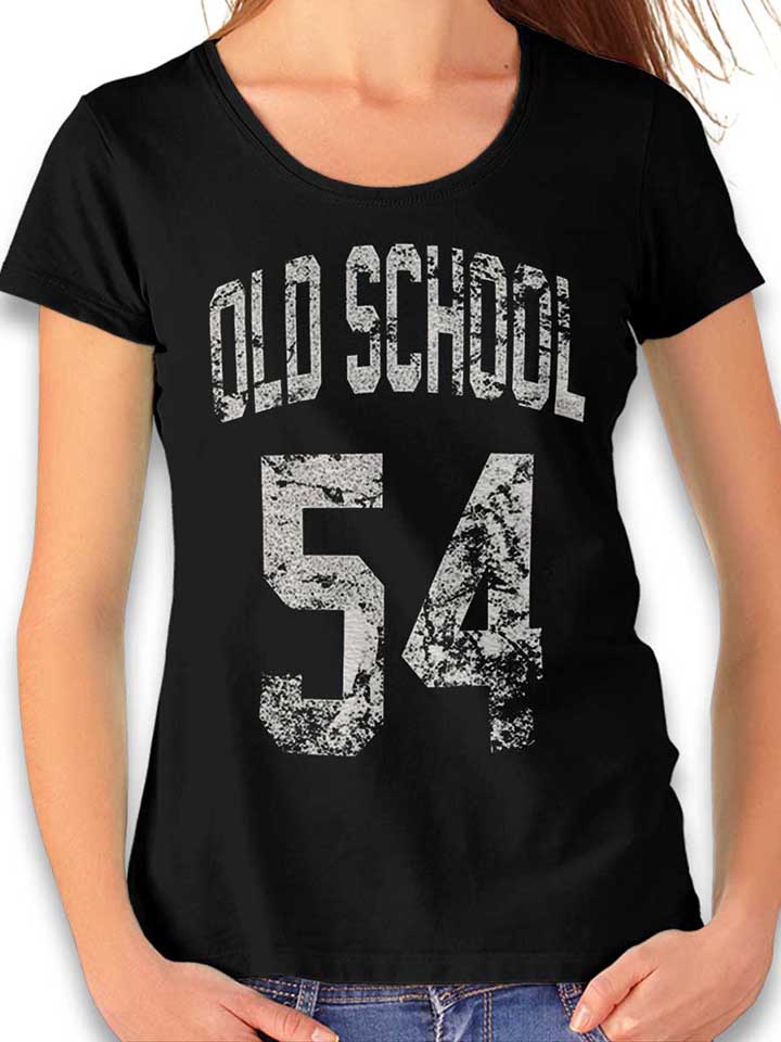 Oldschool 1954 Damen T-Shirt schwarz L
