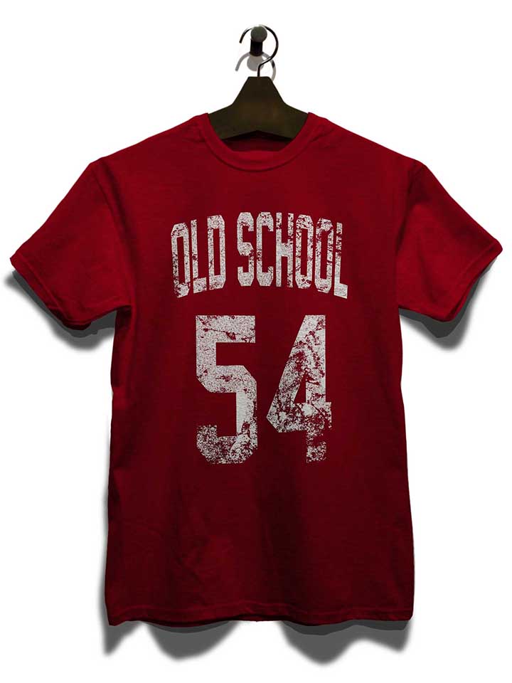 oldschool-1954-t-shirt bordeaux 3