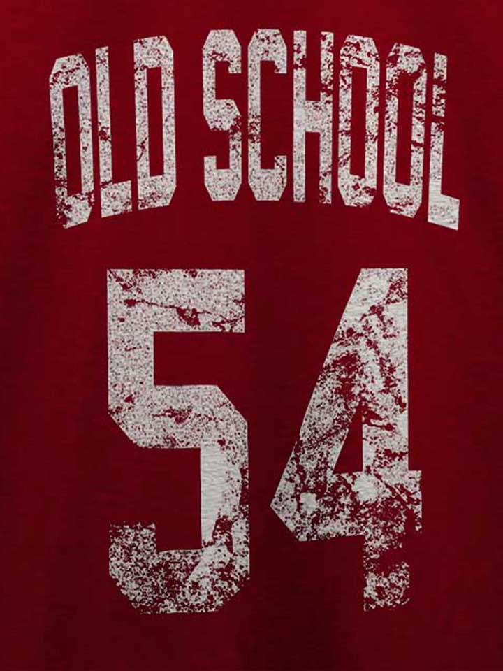 oldschool-1954-t-shirt bordeaux 4