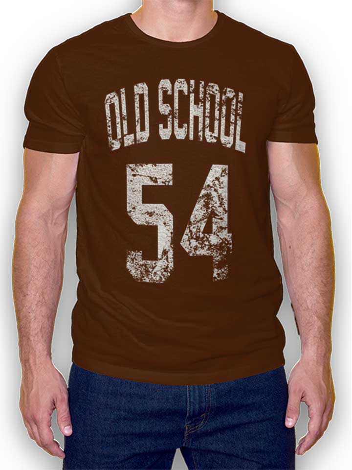 oldschool-1954-t-shirt braun 1