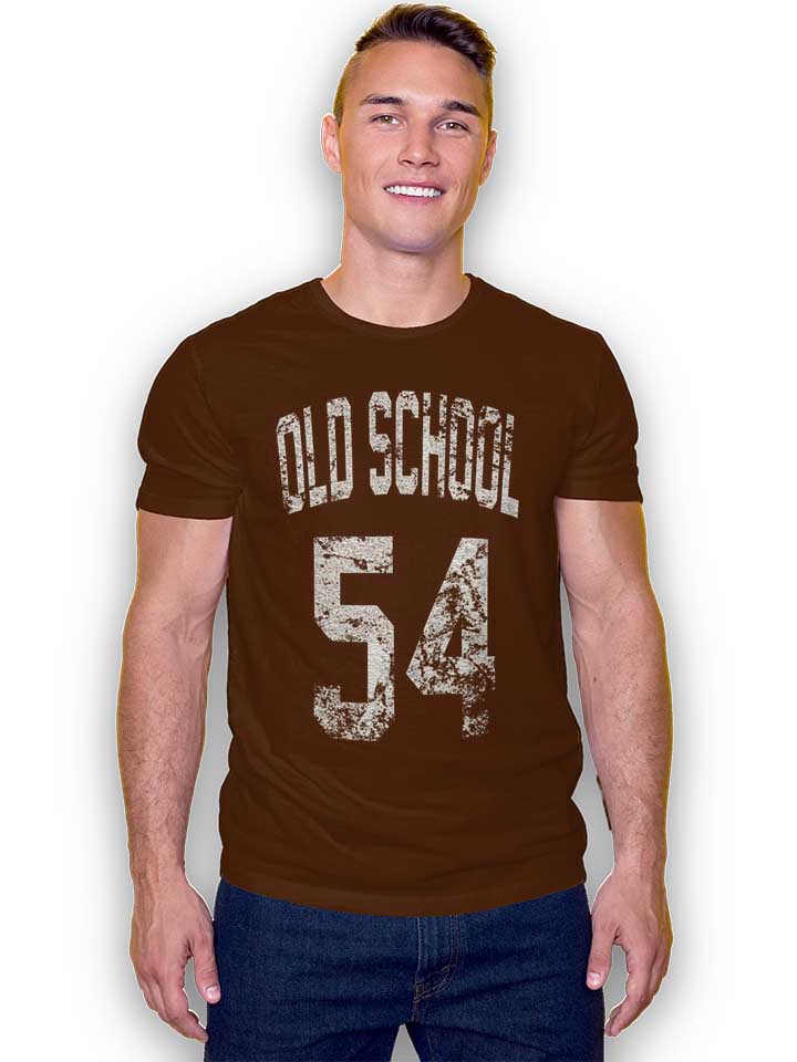oldschool-1954-t-shirt braun 2