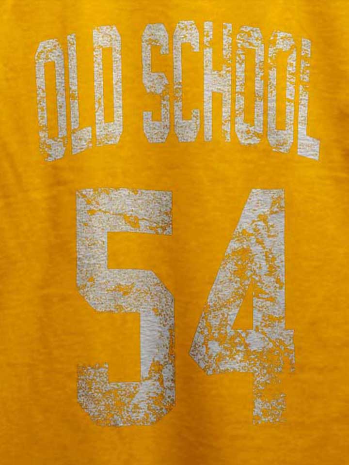 oldschool-1954-t-shirt gelb 4