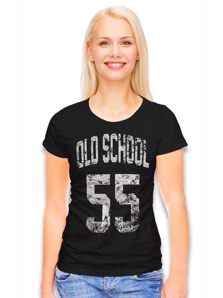 oldschool-1955-damen-t-shirt schwarz 2