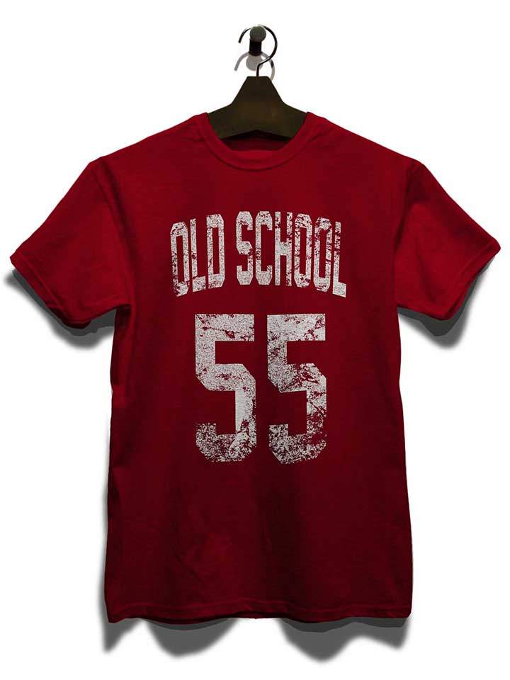 oldschool-1955-t-shirt bordeaux 3