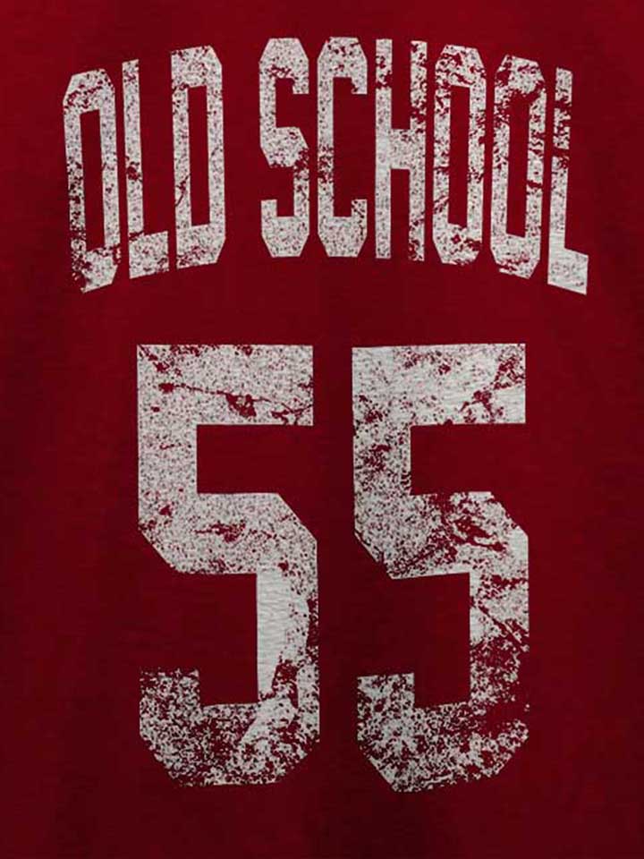 oldschool-1955-t-shirt bordeaux 4