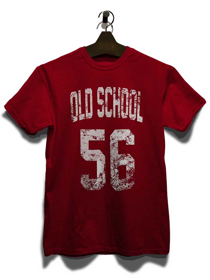 oldschool-1956-t-shirt bordeaux 3