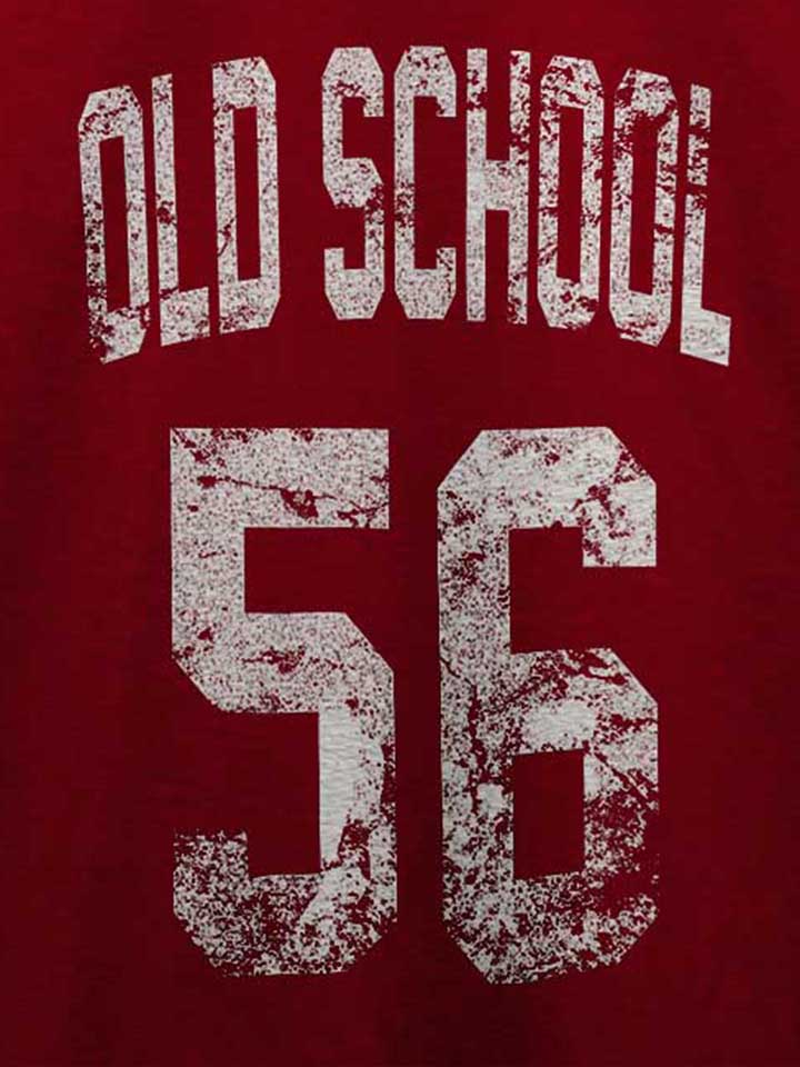 oldschool-1956-t-shirt bordeaux 4
