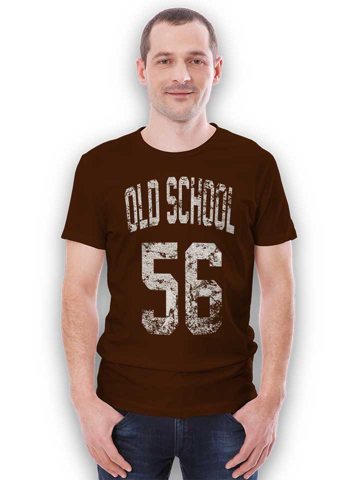 oldschool-1956-t-shirt braun 2