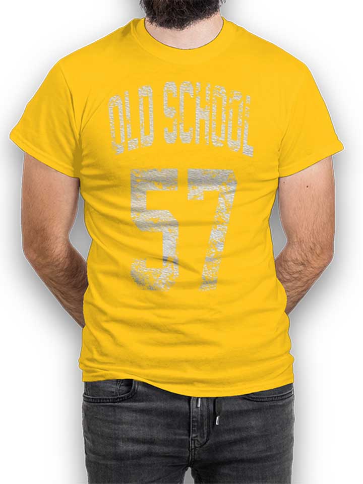 Oldschool 1957 T-Shirt giallo L