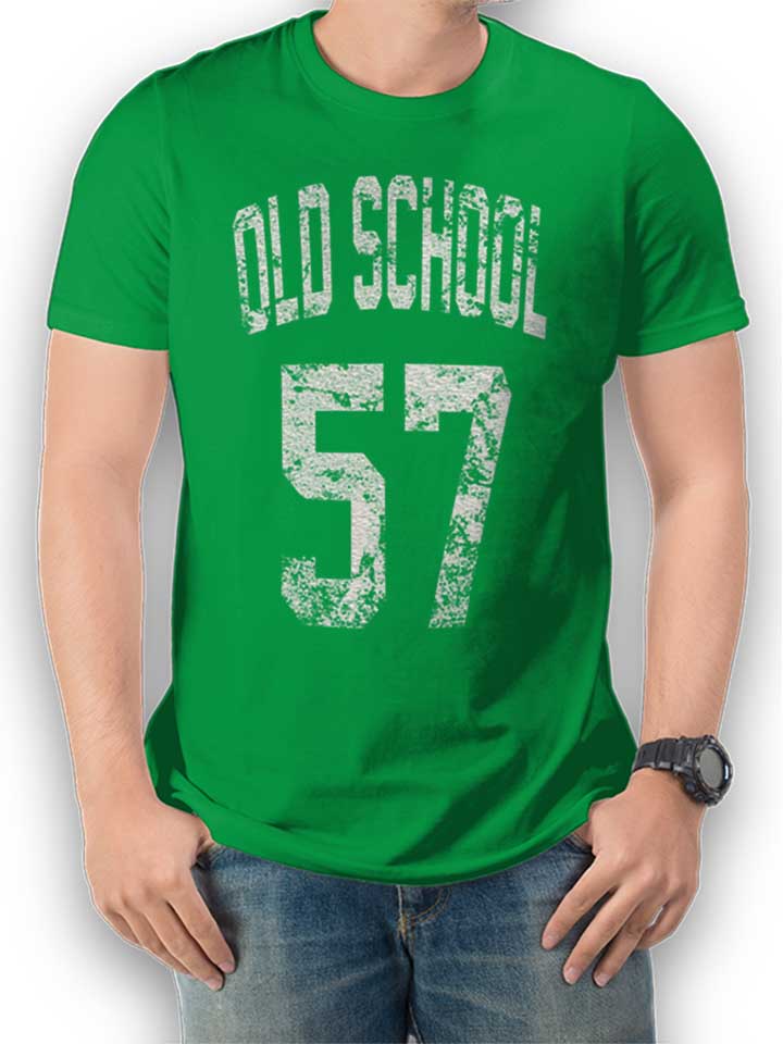 oldschool-1957-t-shirt gruen 1