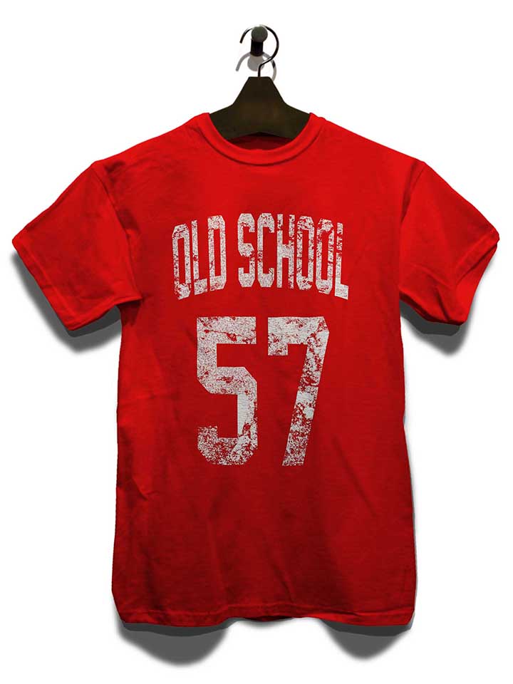 oldschool-1957-t-shirt rot 3