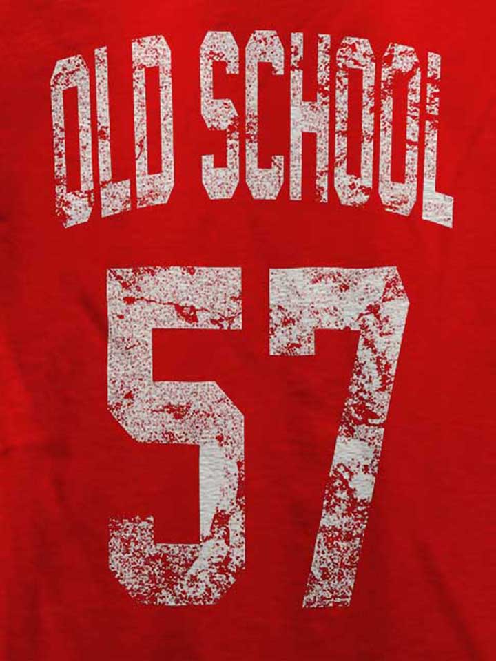 oldschool-1957-t-shirt rot 4