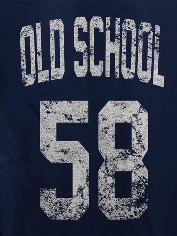 oldschool-1958-damen-t-shirt dunkelblau 4