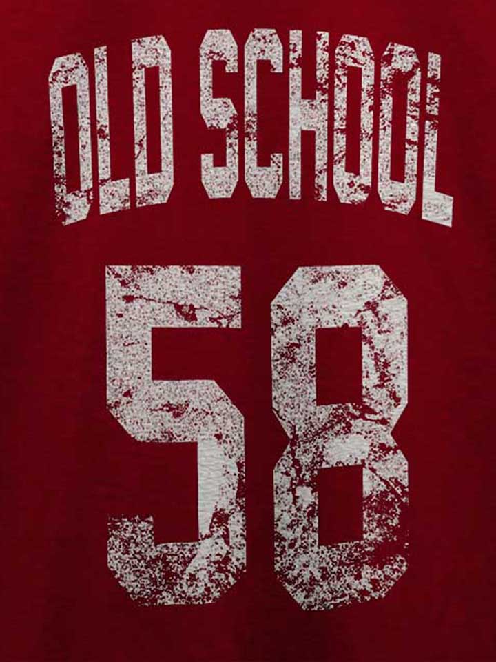 oldschool-1958-t-shirt bordeaux 4