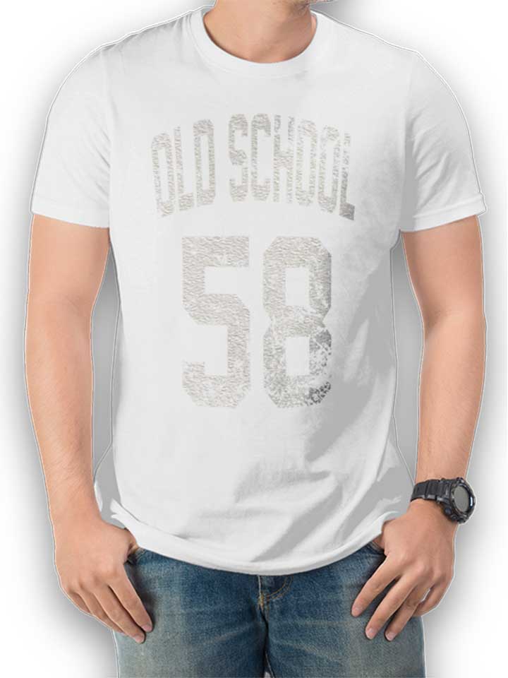 Oldschool 1958 T-Shirt weiss L