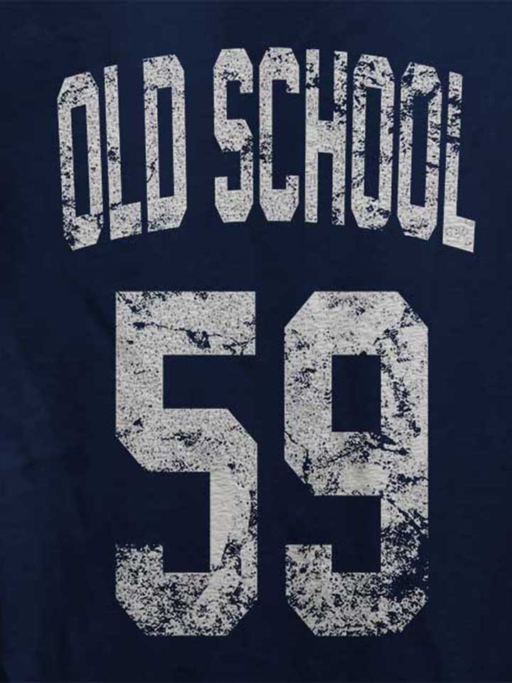 oldschool-1959-damen-t-shirt dunkelblau 4