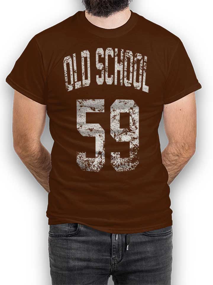 Oldschool 1959 T-Shirt marron L