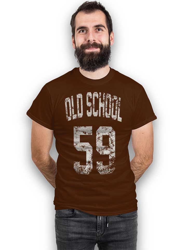 oldschool-1959-t-shirt braun 2