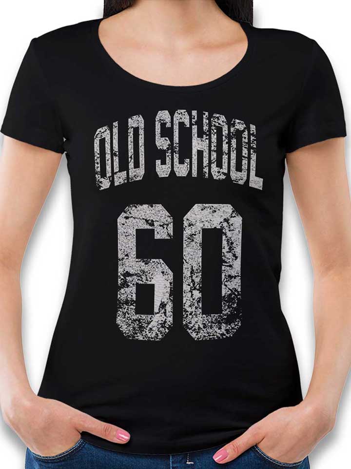 oldschool-1960-damen-t-shirt schwarz 1