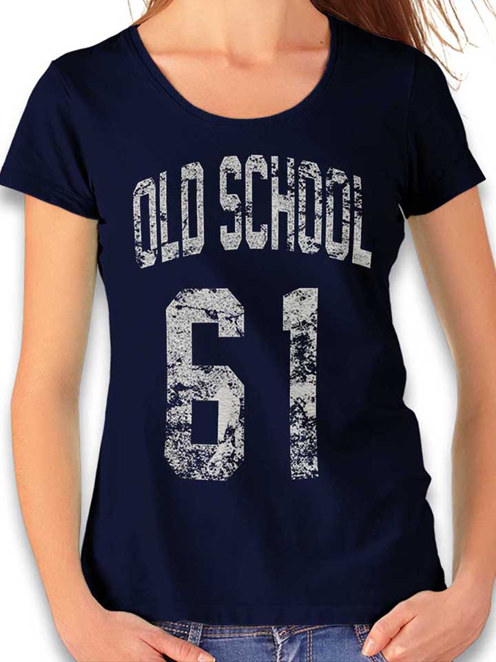 Oldschool 1961 Damen T-Shirt dunkelblau L