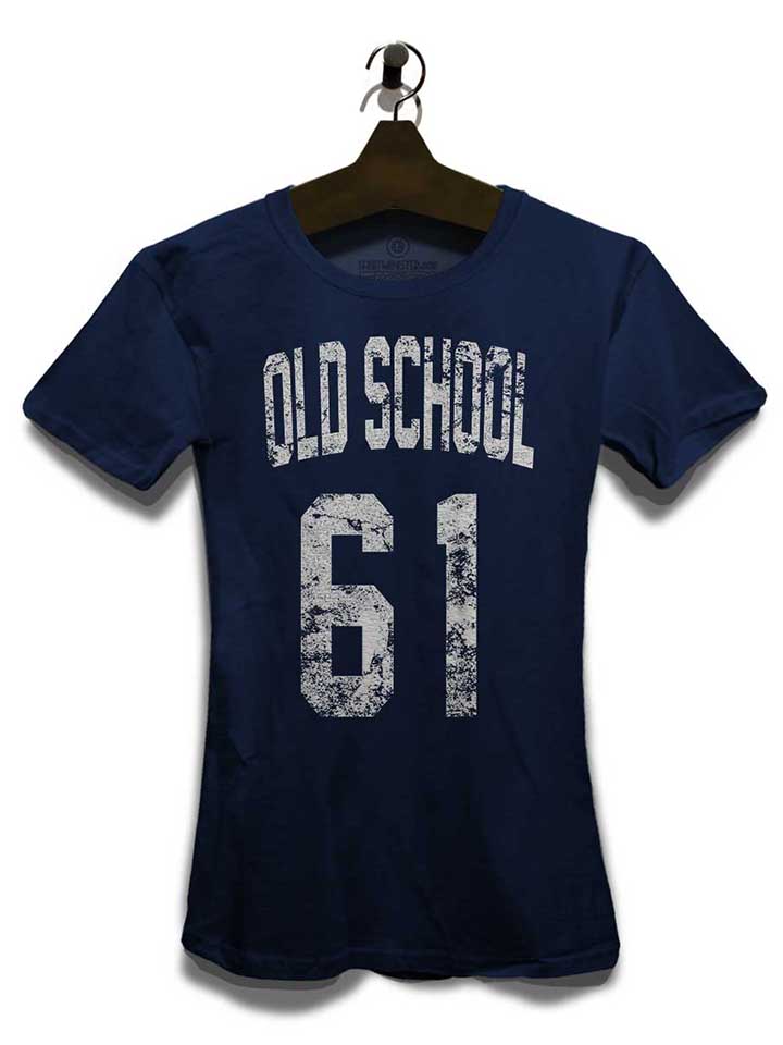 oldschool-1961-damen-t-shirt dunkelblau 3