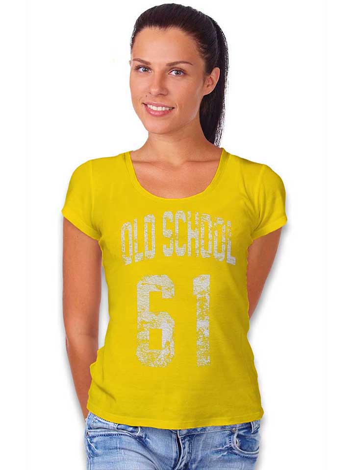 oldschool-1961-damen-t-shirt gelb 2
