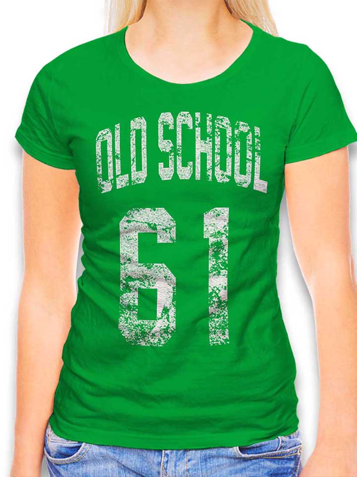 Oldschool 1961 T-Shirt Donna verde L