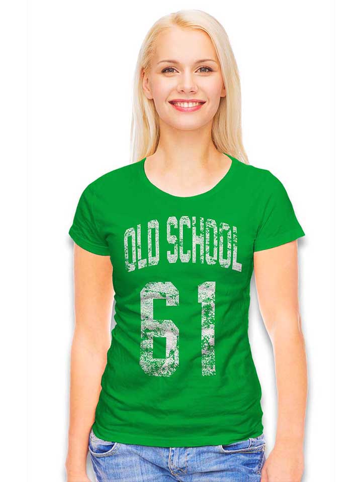 oldschool-1961-damen-t-shirt gruen 2