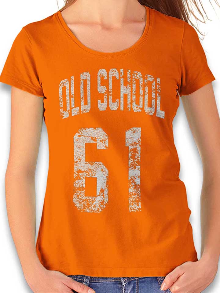 oldschool-1961-damen-t-shirt orange 1