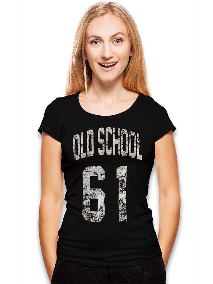 oldschool-1961-damen-t-shirt schwarz 2