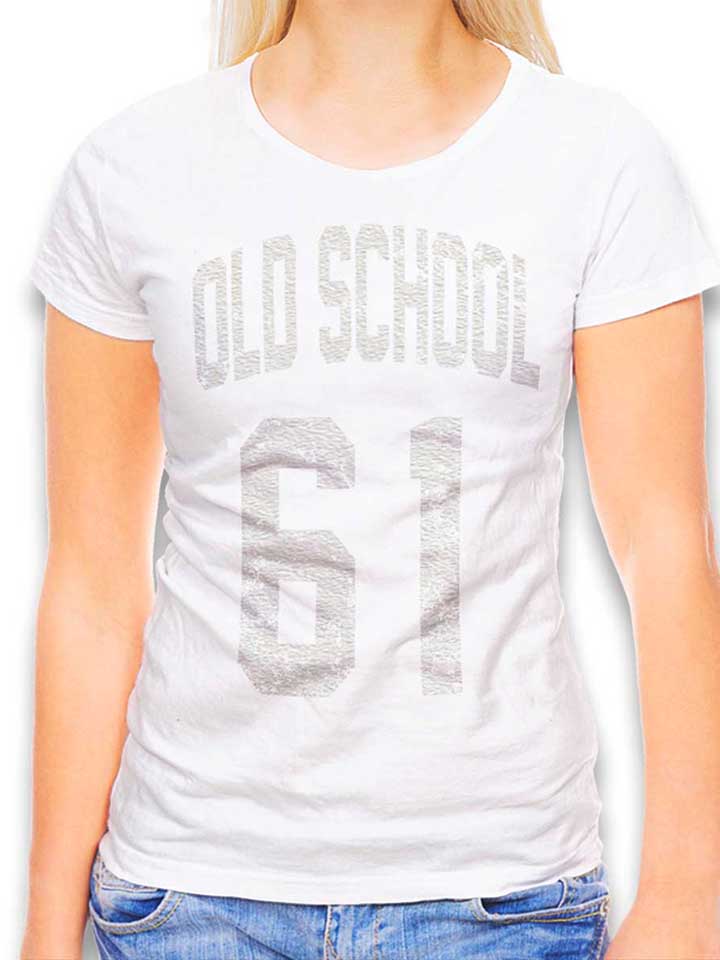 Oldschool 1961 T-Shirt Femme blanc L
