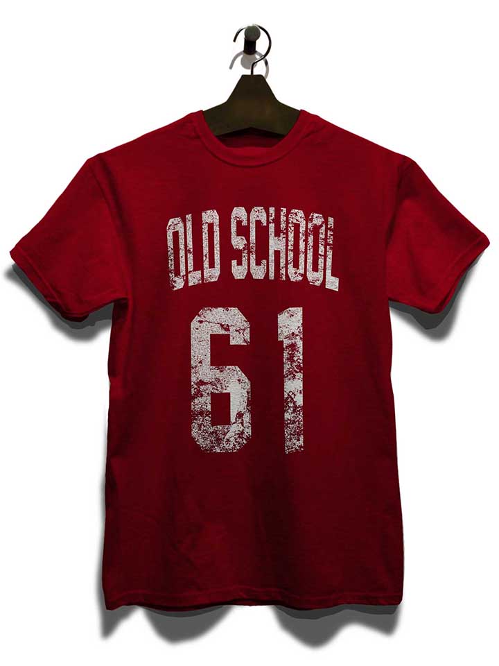 oldschool-1961-t-shirt bordeaux 3