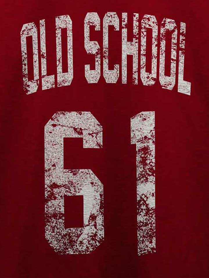 oldschool-1961-t-shirt bordeaux 4