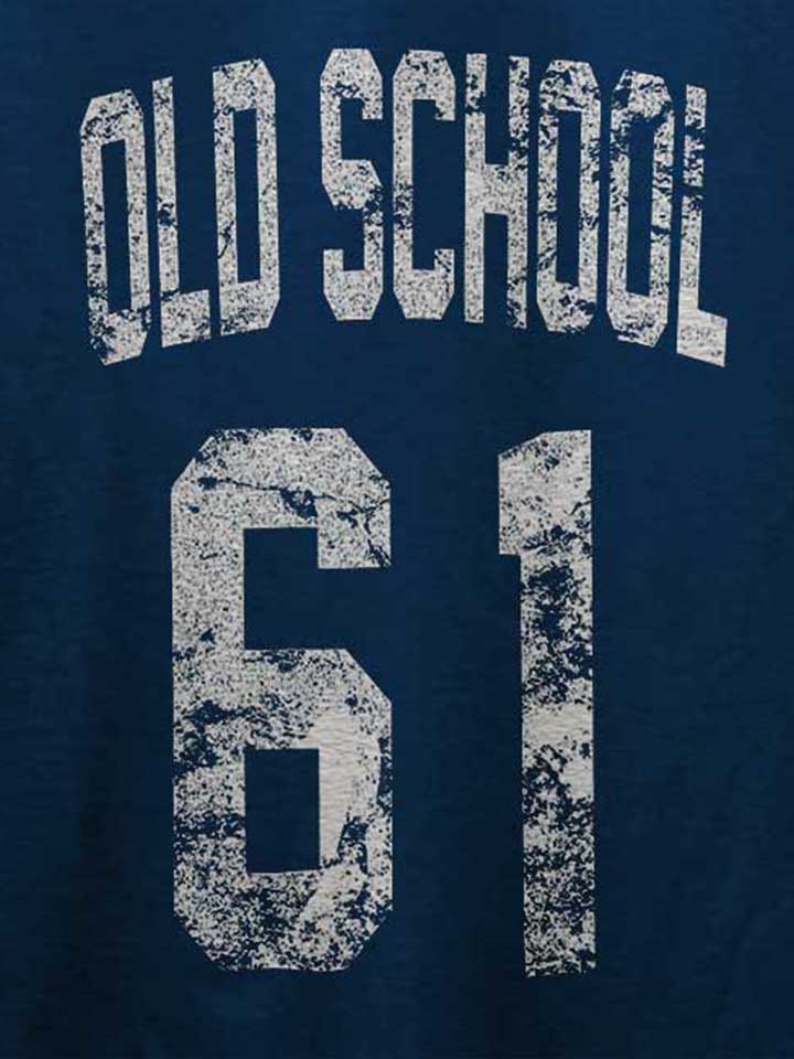oldschool-1961-t-shirt dunkelblau 4