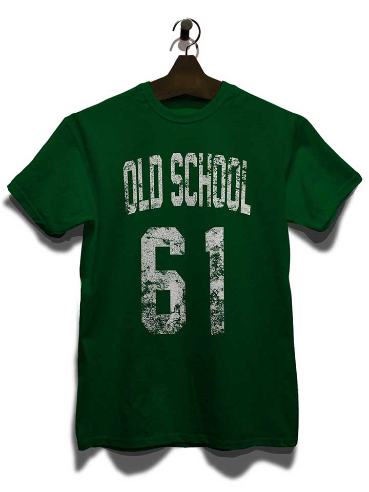 oldschool-1961-t-shirt dunkelgruen 3