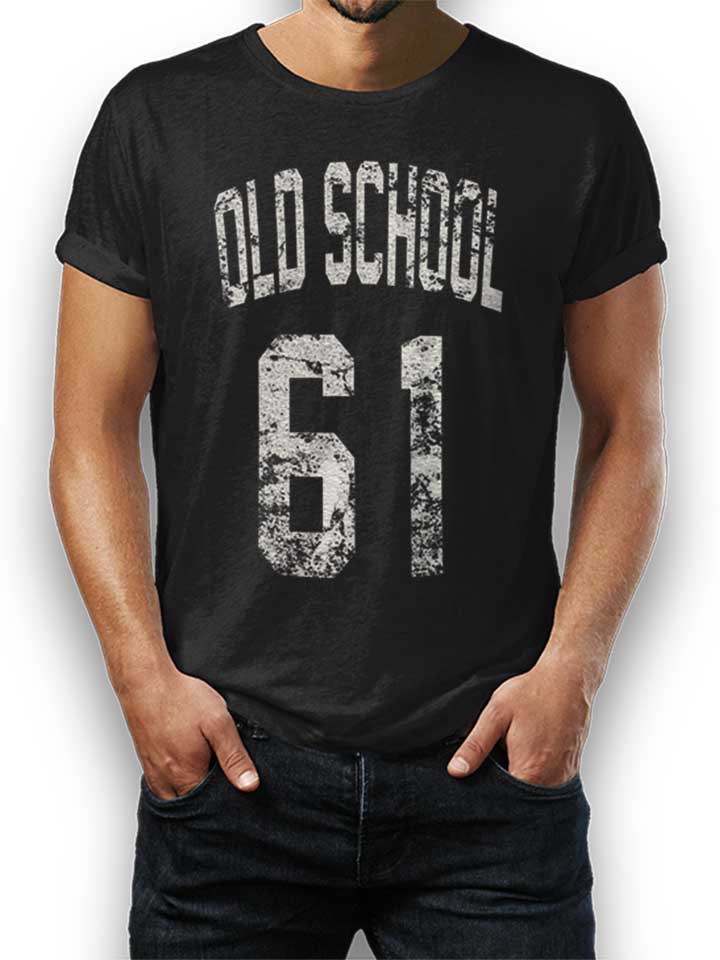 Oldschool 1961 T-Shirt schwarz L