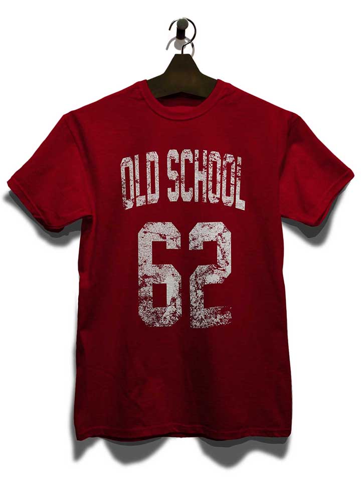 oldschool-1962-t-shirt bordeaux 3