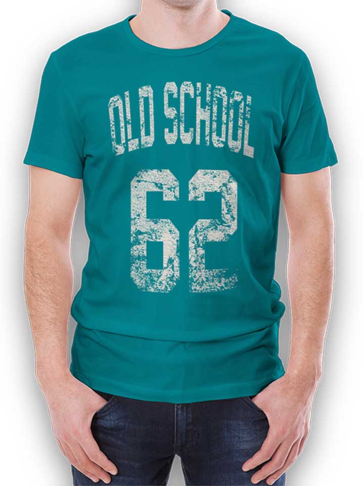 oldschool-1962-t-shirt tuerkis 1